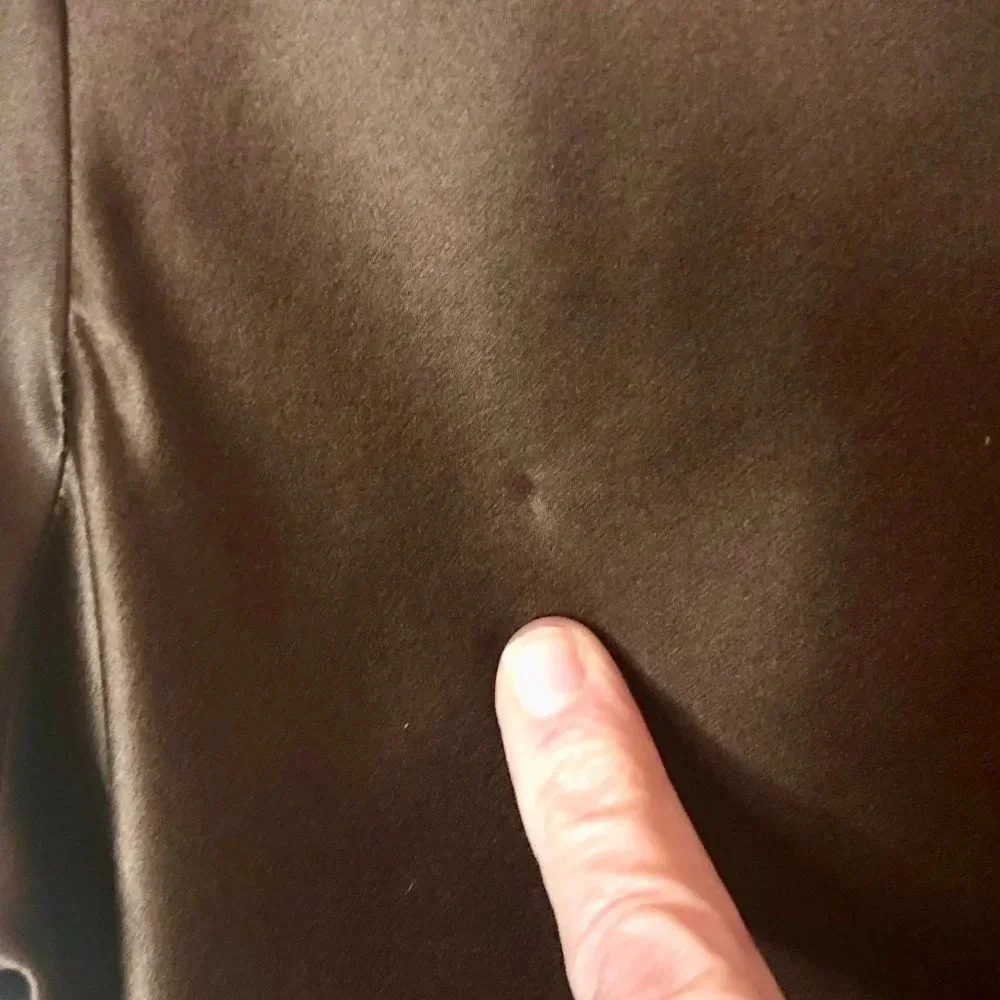 Marshall Fields Brown Satin Blouse Size M - Picture 8 of 8